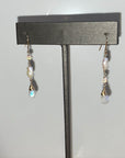 Fiery Opal and Pearl Cove Earrrings - Tree Myriah
