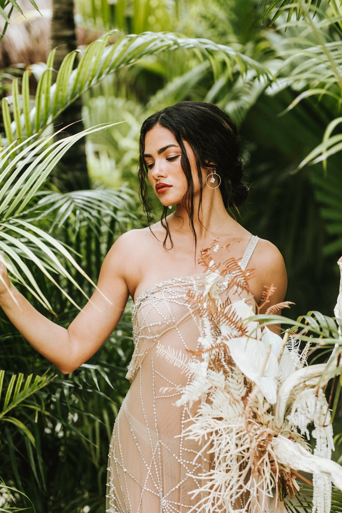 Asymmetrical Hoops - Tree Myriah
