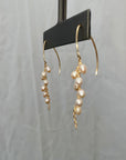 Champagne Pearl Radiant Earrings - Tree Myriah
