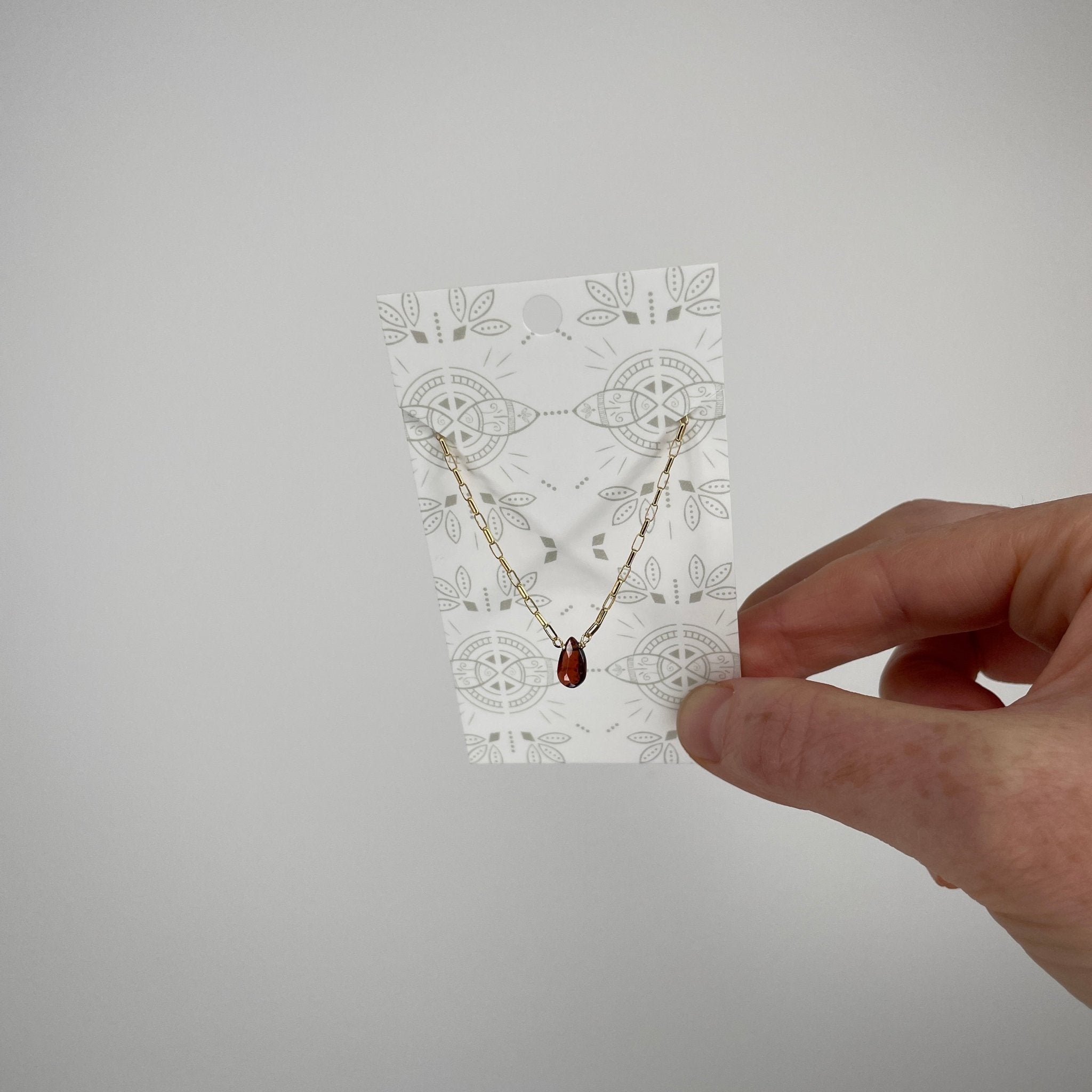 Garnet Necklace - Tree Myriah