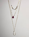 Ruby & Pearl Sophia Necklace - Tree Myriah