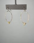 Citrine Hoops