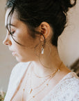 Organic Pearl Hoops - Tree Myriah