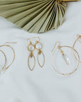 Organic Pearl Hoops - Tree Myriah