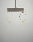 Citrine Hoops - Tree Myriah