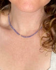 Tanzanite collar - Tree Myriah