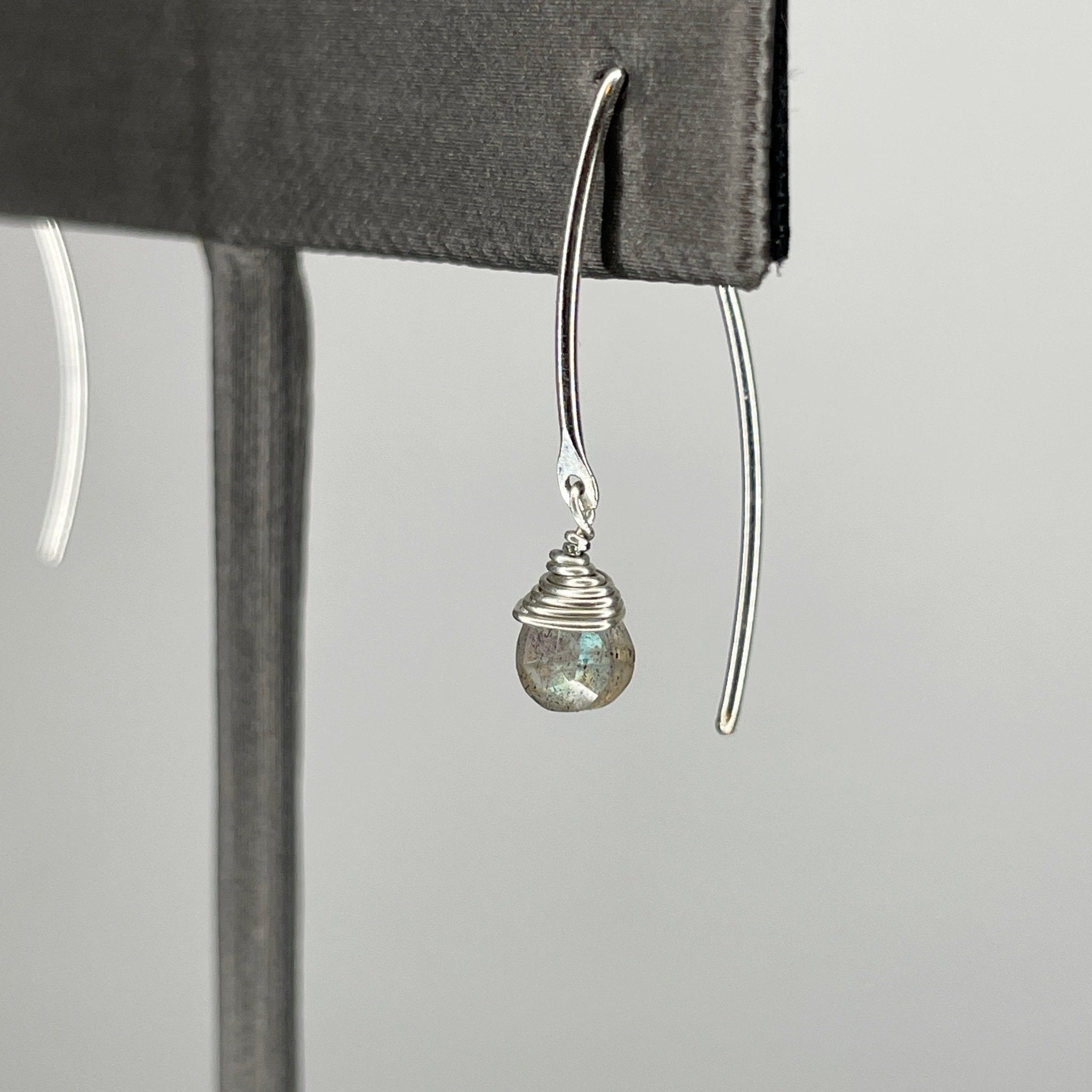 Labradorite Earrings - Tree Myriah