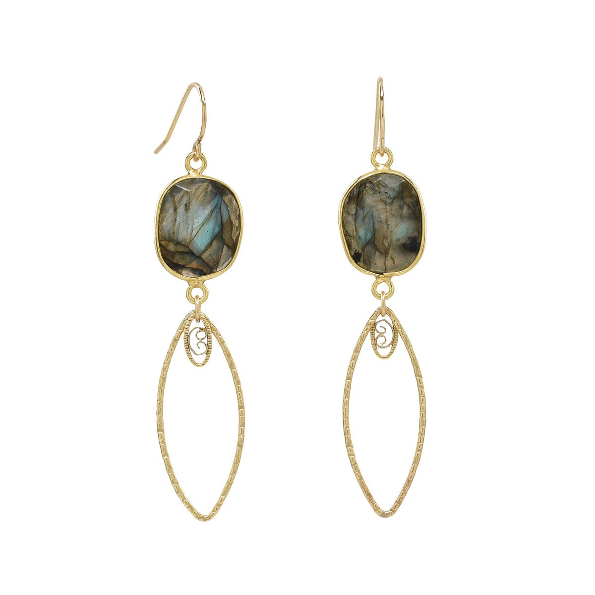 Labradorite Mandy Earrings - Tree Myriah