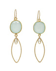 Chalcedony Mandy Earrings - Tree Myriah