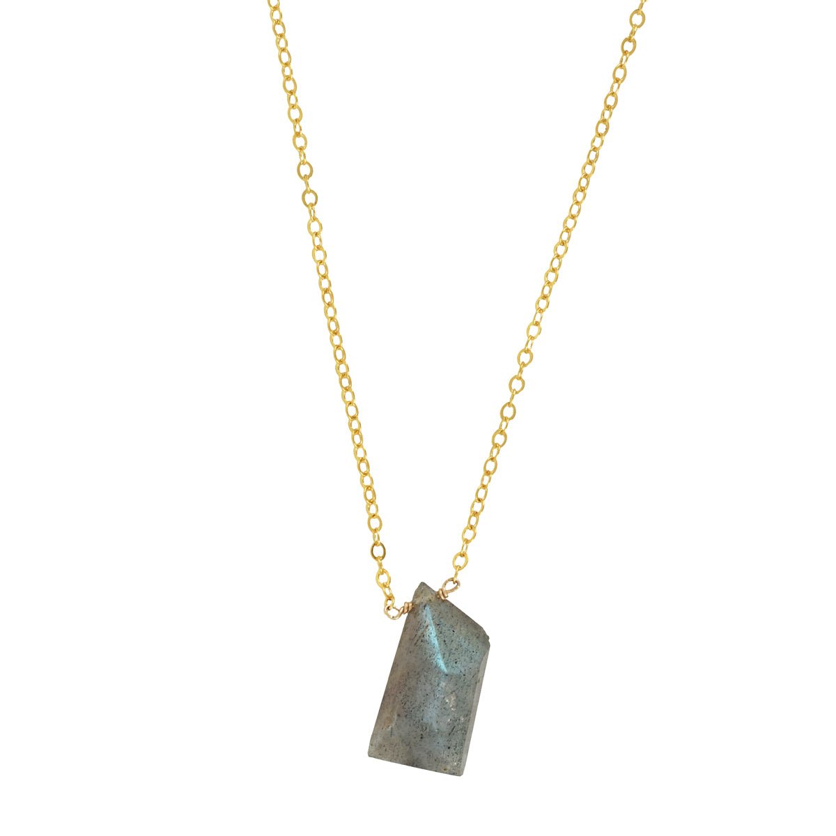 Labradorite Lynne Necklace - Tree Myriah