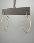Mini labradorite Luster Hoops - Tree Myriah