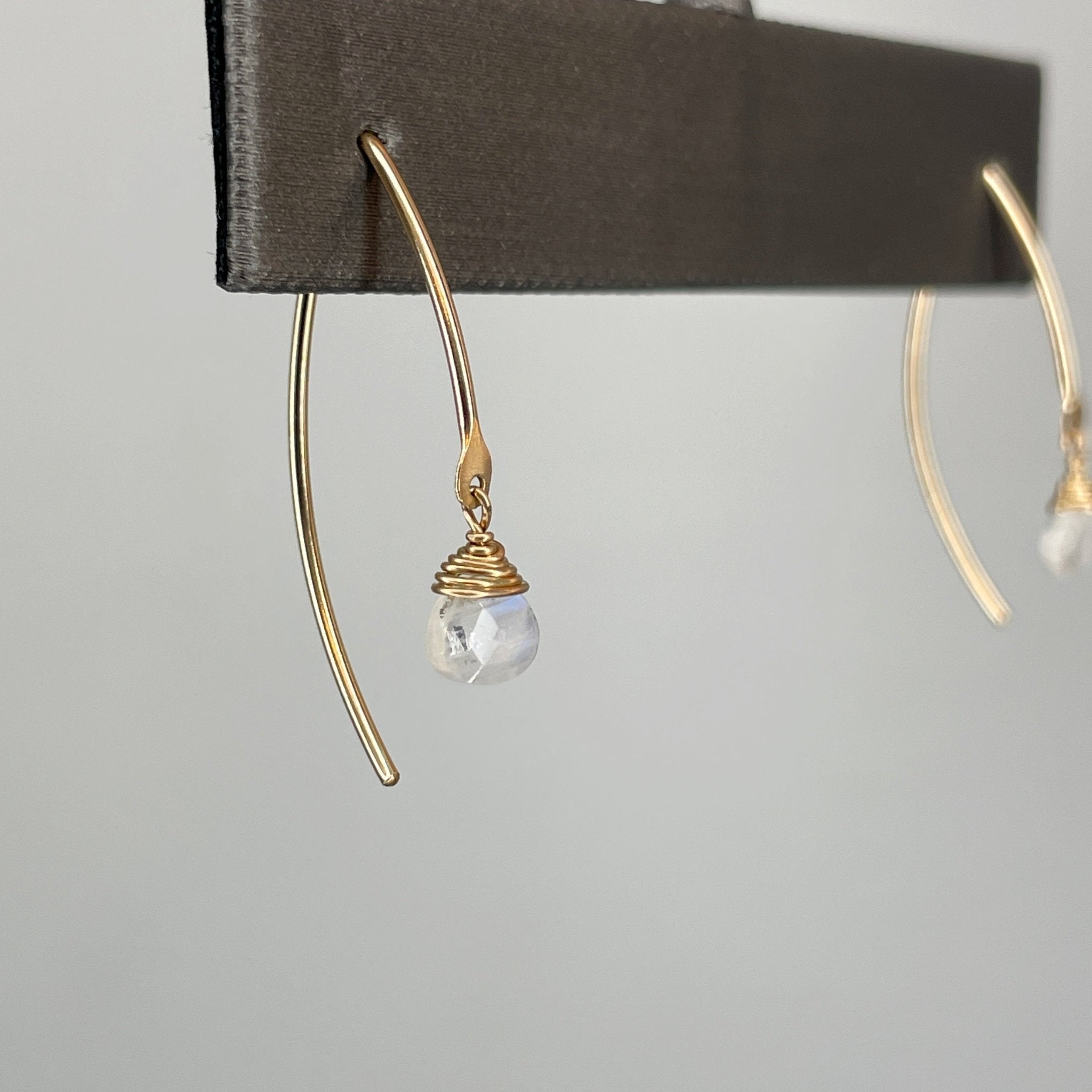 Moonstone Earrings - Tree Myriah