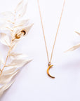 Crescent Moon Studs - Tree Myriah