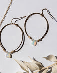 Fiery Opal Hoops - Tree Myriah