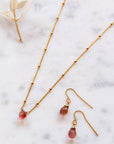 Strawberry Quartz Minimalist Set - Tree Myriah