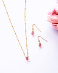 Strawberry Quartz Minimalist Set - Tree Myriah