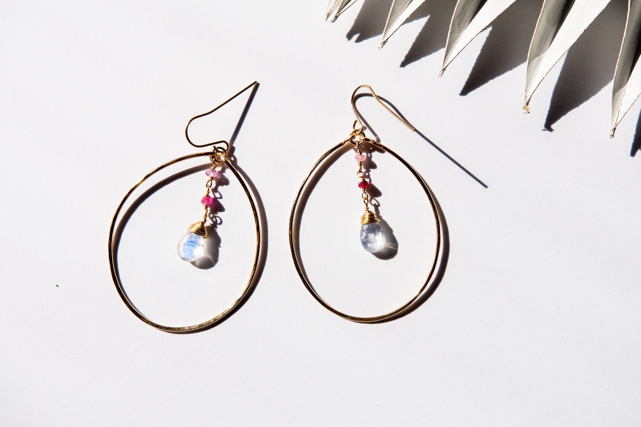 Ombré gemstone Hoops - Tree Myriah
