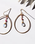 Ombré gemstone Hoops - Tree Myriah