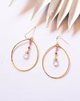 Ombré gemstone Hoops - Tree Myriah