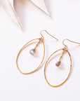 Labradorite Nimah Hoops - Tree Myriah