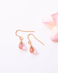 Strawberry Quartz Bree Earrings - Tree Myriah