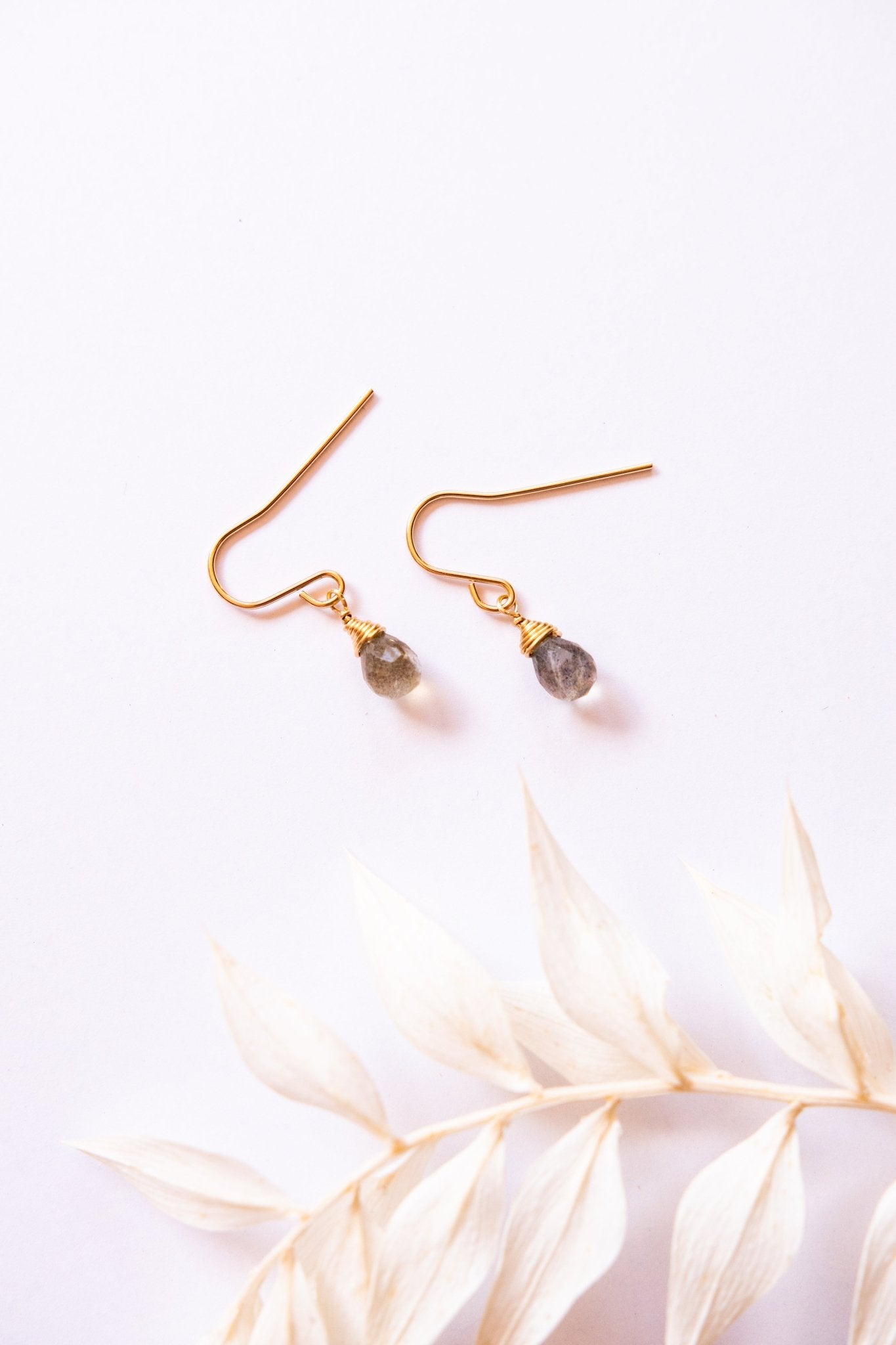 Dainty Labradorite Bree Earrings - Tree Myriah