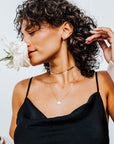 Crescent Moon Studs - Tree Myriah