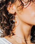 Ombré gemstone Hoops - Tree Myriah