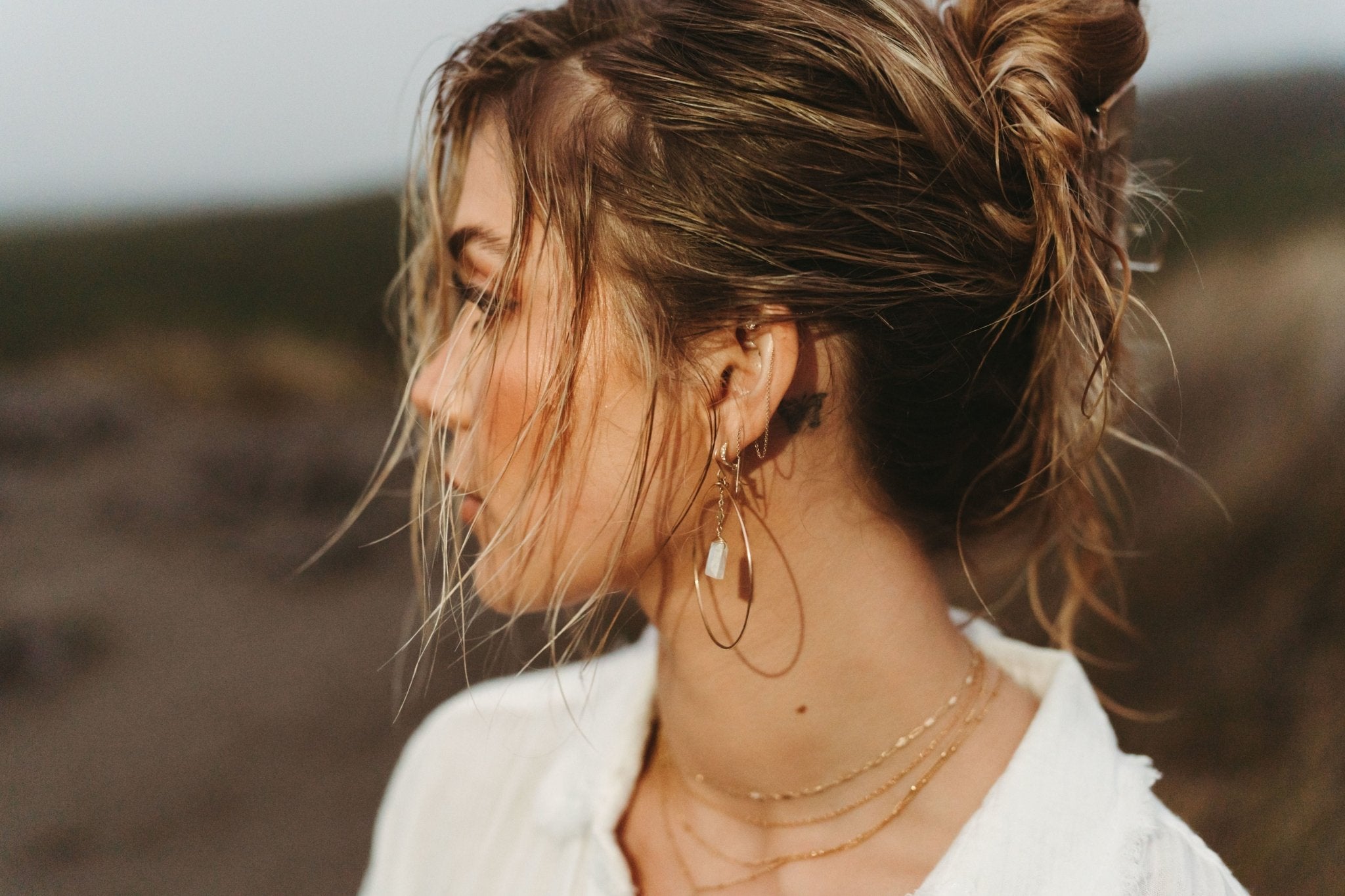 Droplet Hoops - Tree Myriah