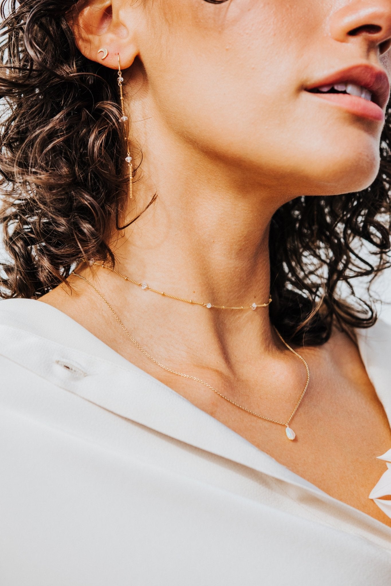 Raw Opal Necklace - Tree Myriah
