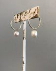 Pearl Drop Hoops - Tree Myriah