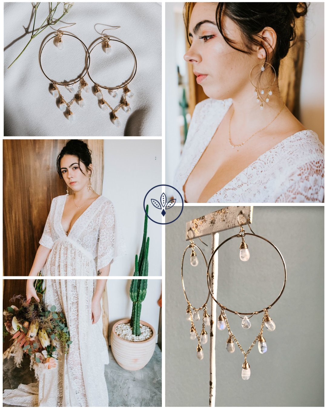Waterfall Hoops - Tree Myriah