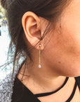 Moonstone Vila Studs - Tree Myriah