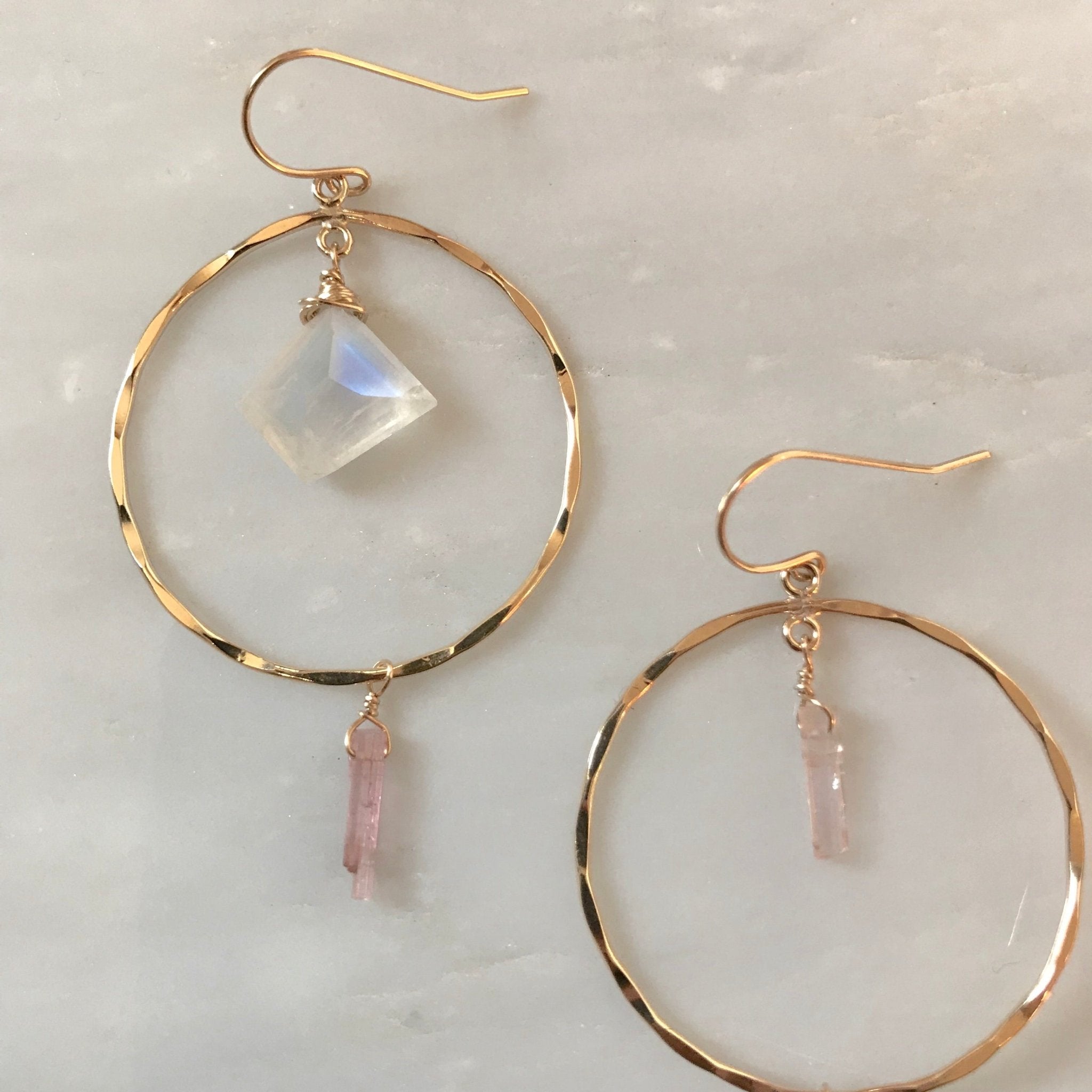 Asymmetrical Hoops - Tree Myriah