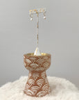 Pearl Drop Hoops - Tree Myriah
