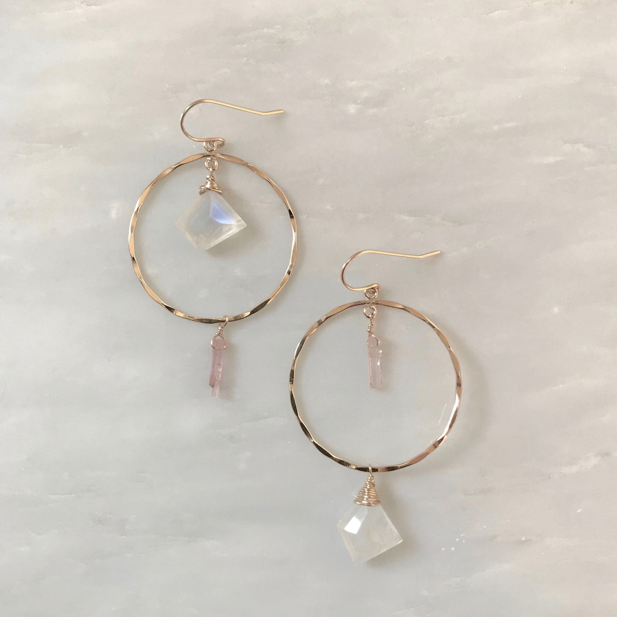 Asymmetrical Hoops - Tree Myriah