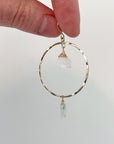 Asymmetrical Aqua Hoops - Tree Myriah