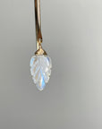 Moonstone Leaf Earrings - Tree Myriah