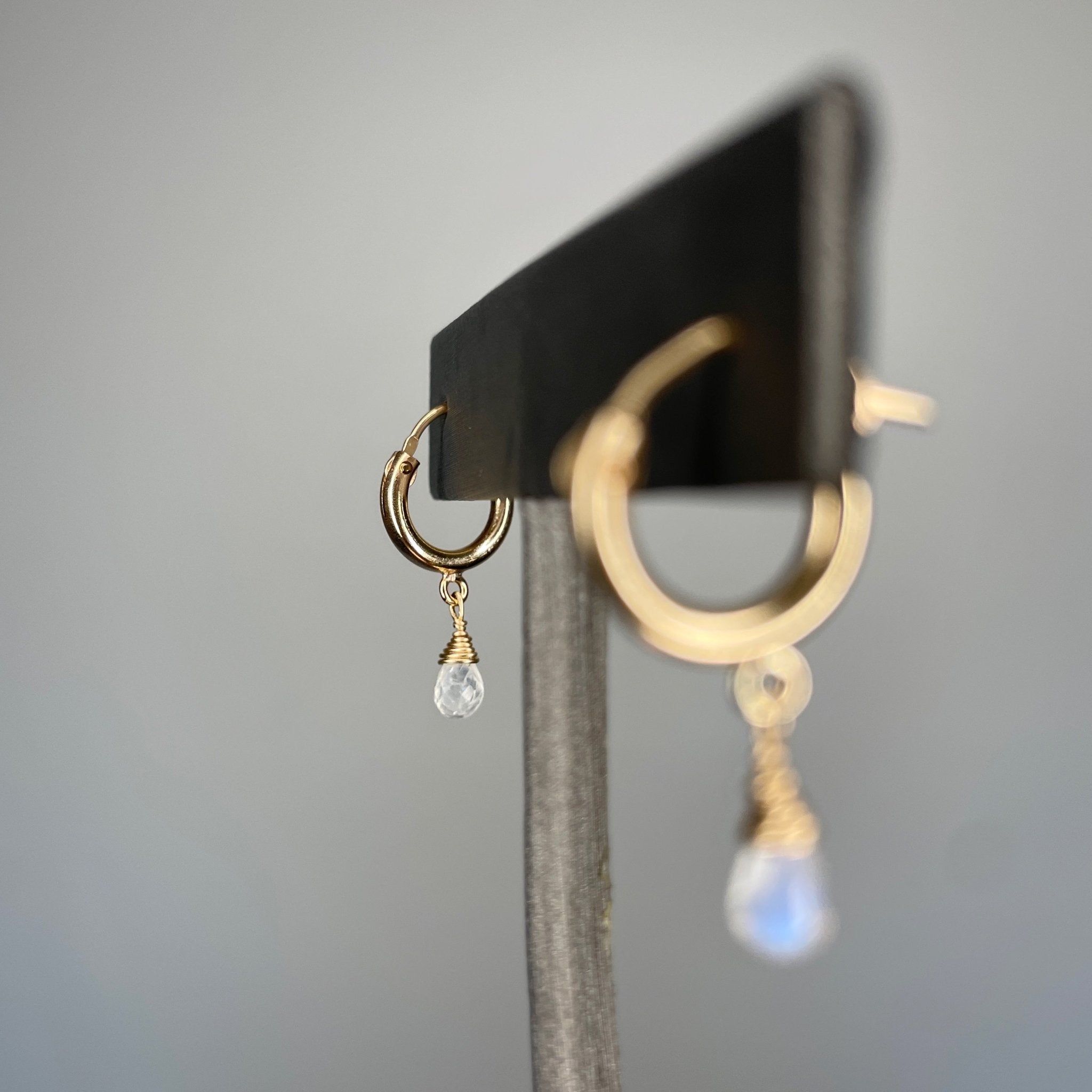 Mini Drop Hoops - Tree Myriah
