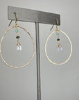 Ombré gemstone Hoops - Tree Myriah