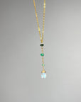 Ombré gemstone Lariat - Tree Myriah
