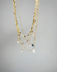 Moonstone Leaf Necklace - Tree Myriah