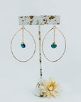 Indigo Hoops - Tree Myriah