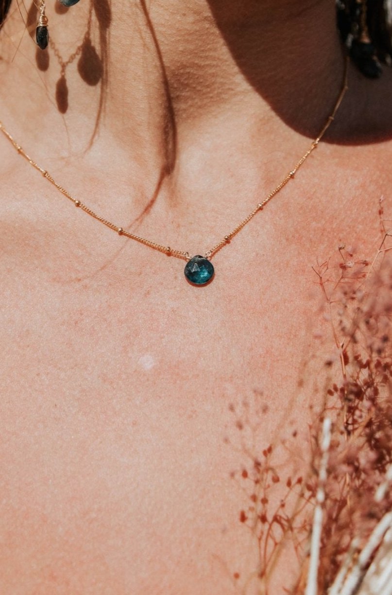 Indigo Necklace - Tree Myriah
