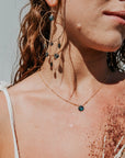 Indigo Waterfall Hoops - Tree Myriah