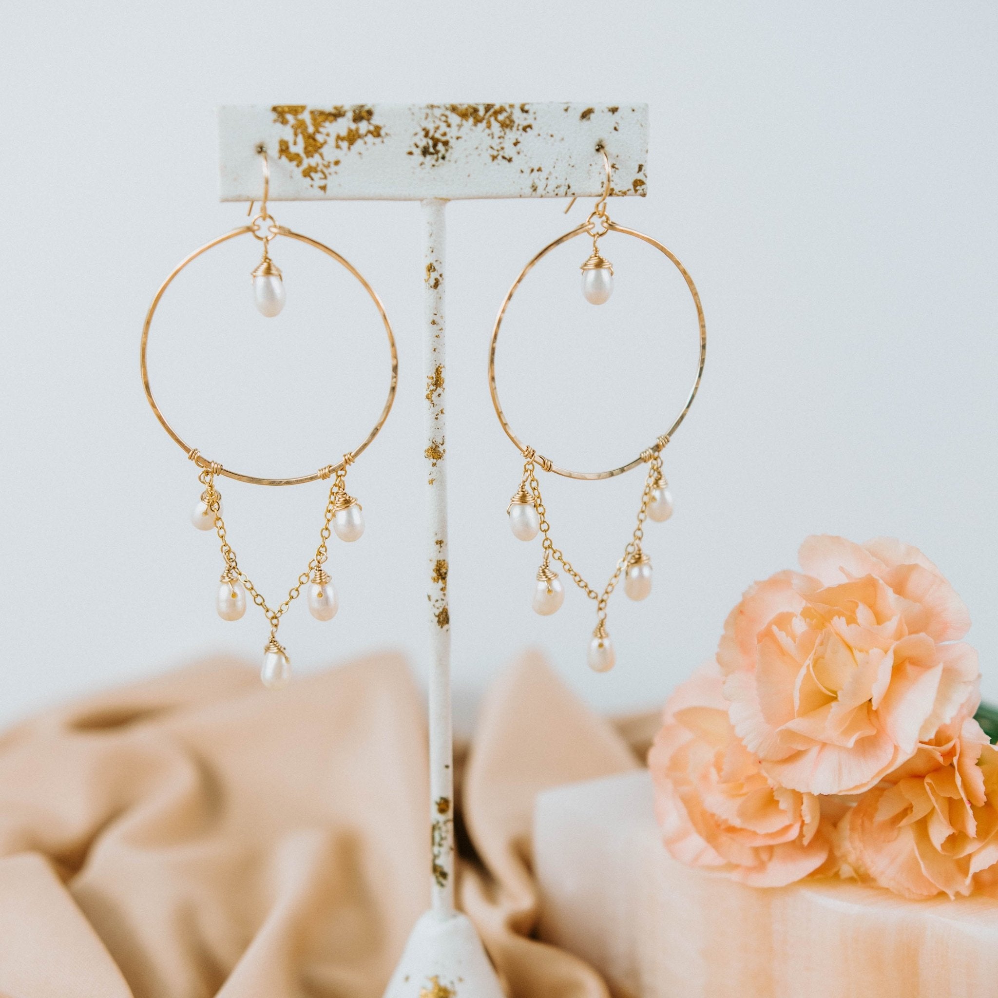 Small Waterfall Hoops - Tree Myriah