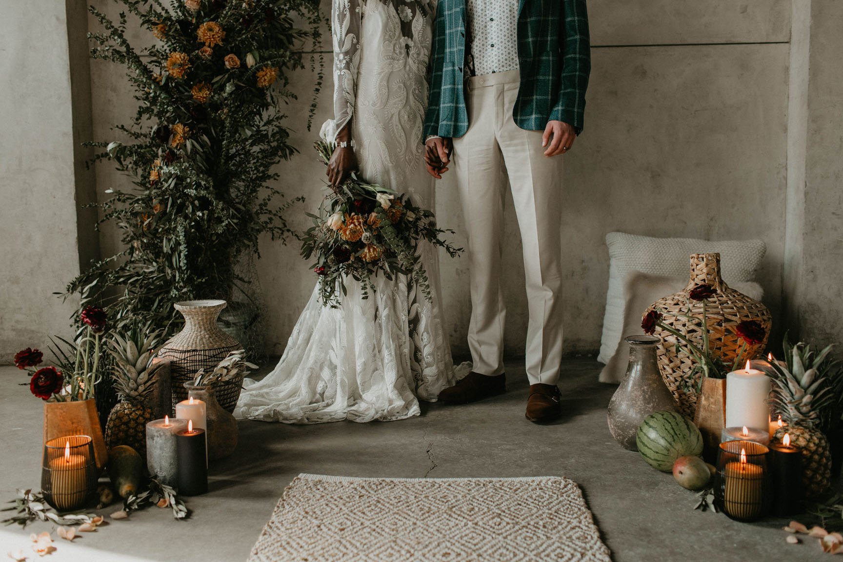 Wedding: African textiles inspired elopement - Tree Myriah