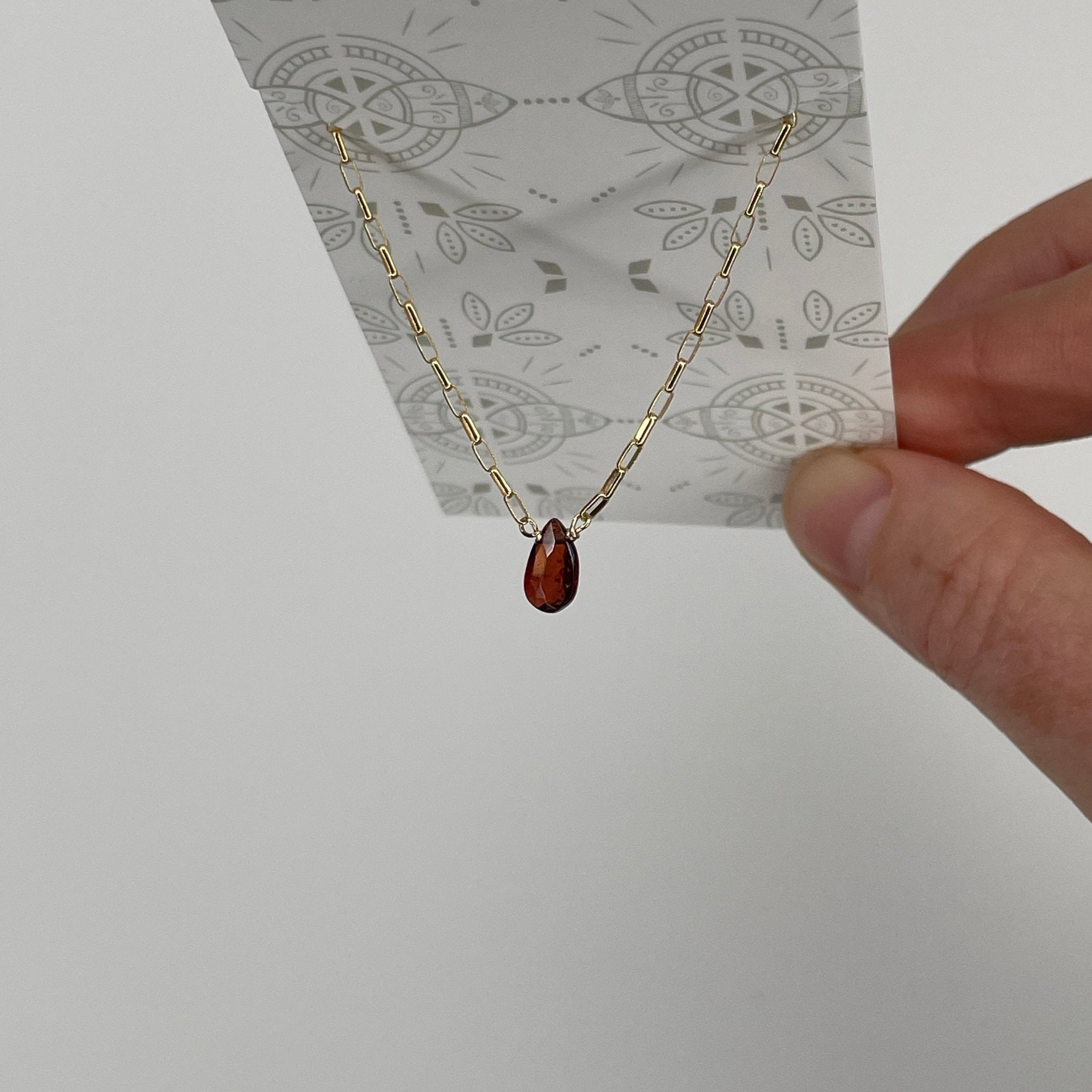 Garnet Necklace – Tree Myriah