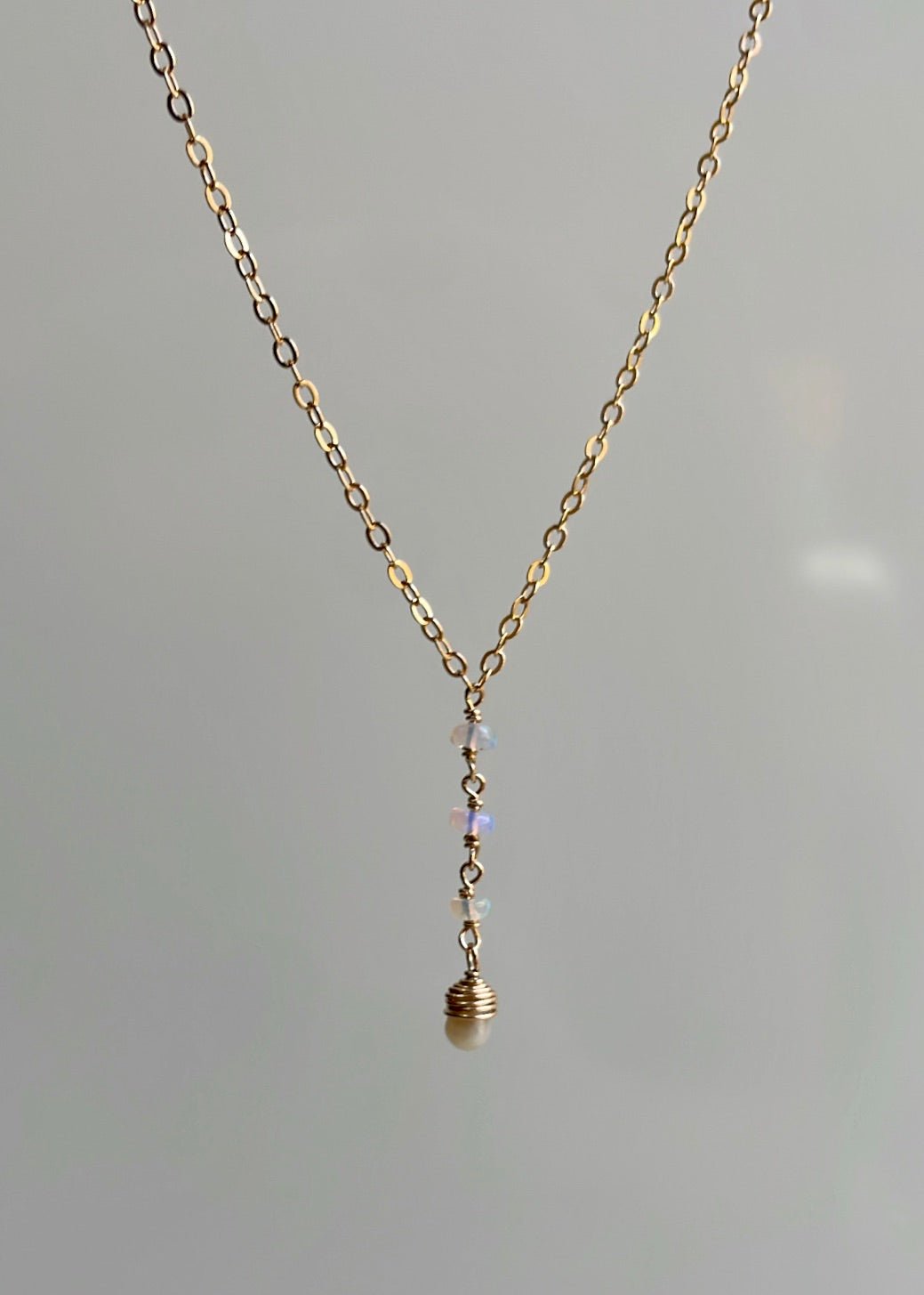 Fiery Opal Dawn Lariat - Tree Myriah