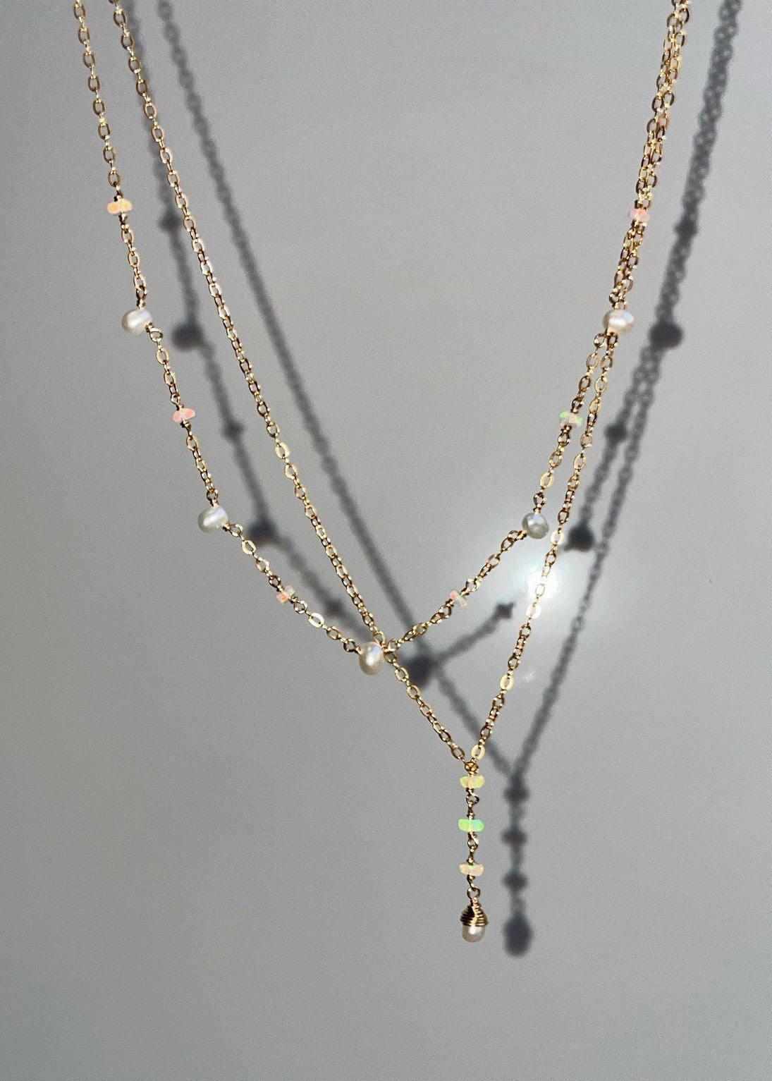 Fiery Opal Dawn Lariat - Tree Myriah